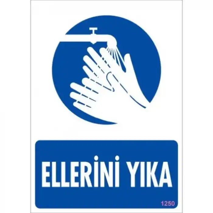 Pvc Levha Ellerini Yıka 25*35 cm