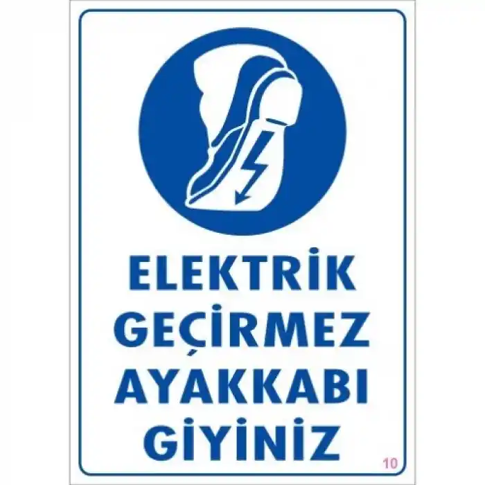 Pvc Levha Energy Geçirmez Ayakkabı Giyiniz 25X35 Cm
