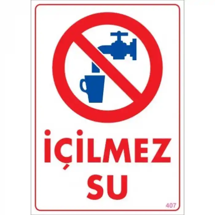 Pvc Levha İçilmez Su 25X35 Cm
