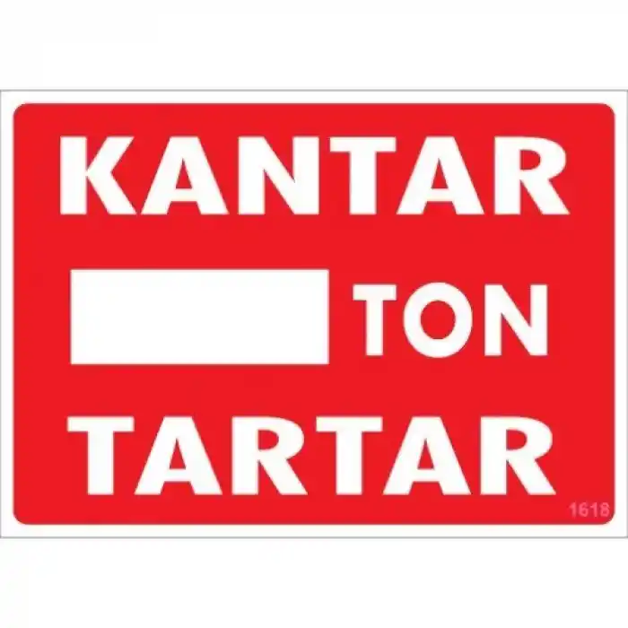Pvc Levha Kantar Ton Tartar 25*35 cm