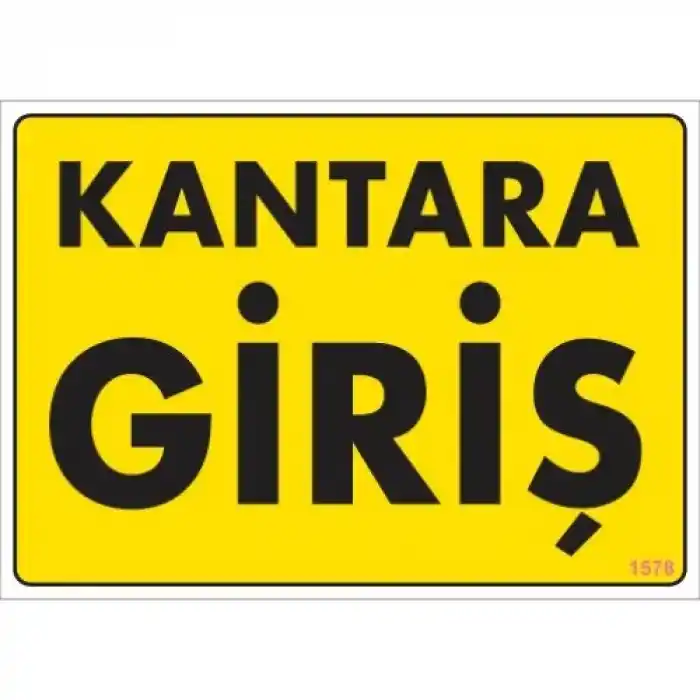 Pvc Levha Kantara Giriş 25*35 cm