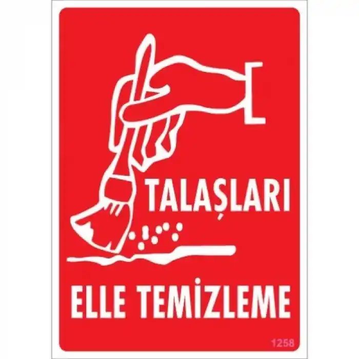 Pvc Levha Talaşları Elle Temizleme 25*35 cm