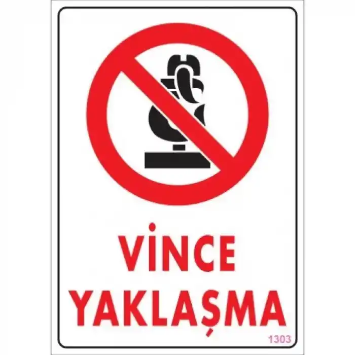 Pvc Levha Vince Yaklaşma 25*35 cm