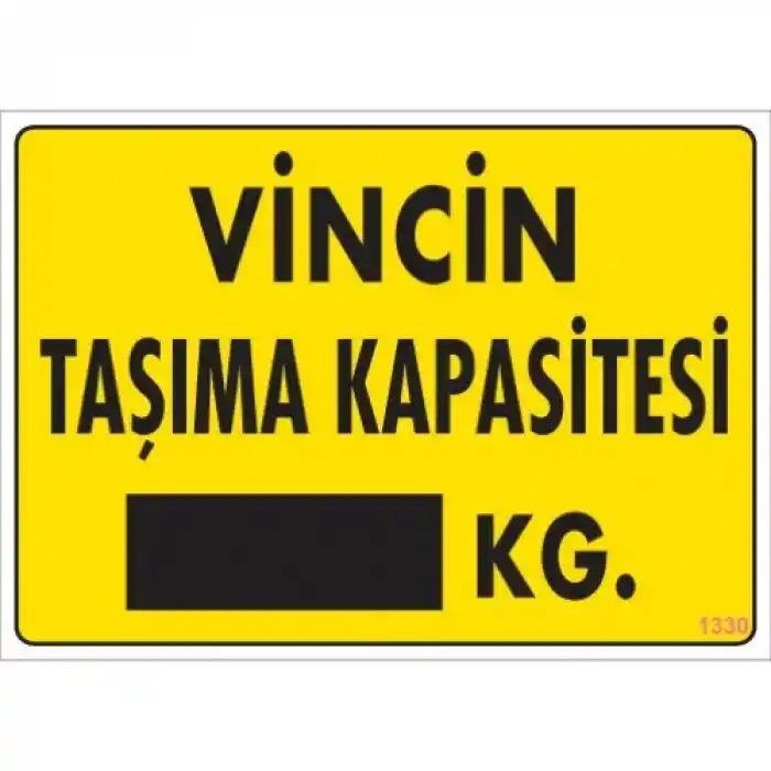Pvc Levha Vincin Taşıma Kapasitesi KG 25*35 cm
