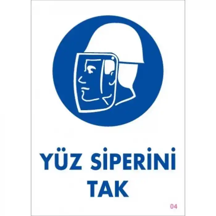 Pvc Levha Yüz Siperi Tak 25X35 Cm