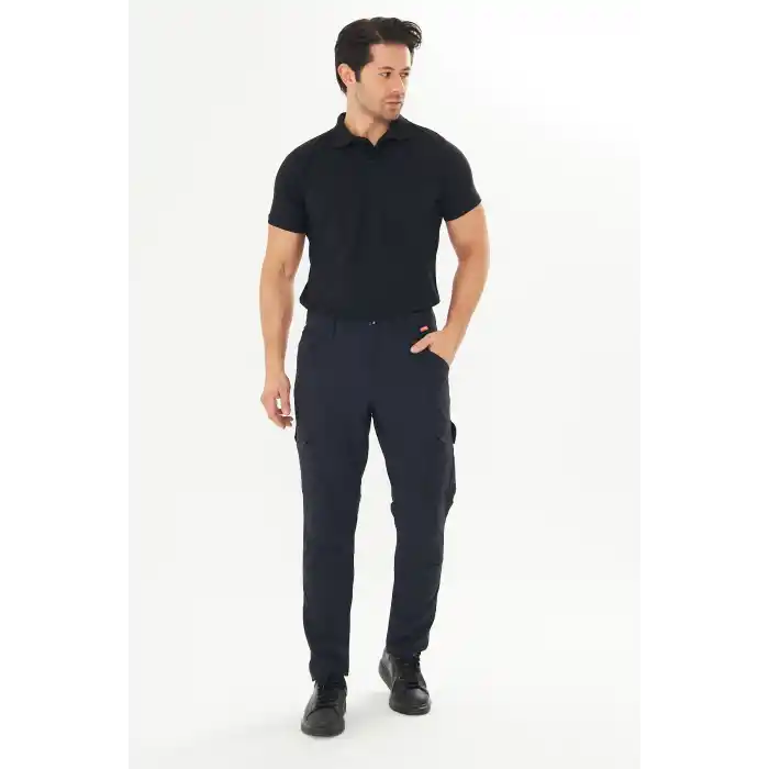 Rip Stop Likrali Atak Pantolon Lacivert