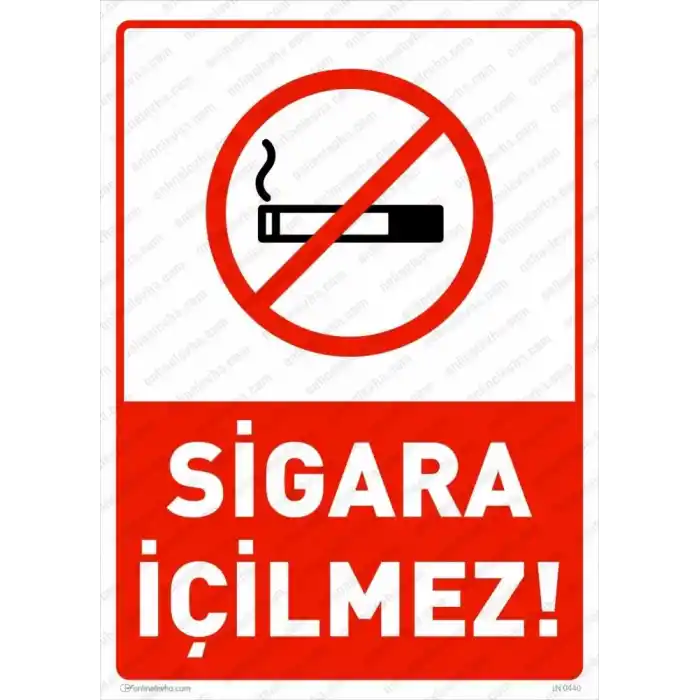 Sigara İçilmez Levhası