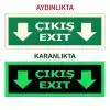 Fotolümen Çıkış Exit Levha