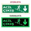 Fotolümen Levha Acil Çıkış Merdiven