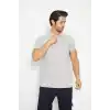Mervem Pike T-Shirt Polo Yaka Gri
