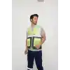 Orange Safety Gri-Lacivert Mühendis Tipi İkaz Yeleği