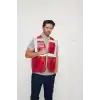 Orange Safety Kırmızı Mühendis Tipi İkaz Yeleği