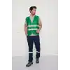 Orange Safety Koyu Yeşil İkaz Yeleği