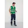 Orange Safety Koyu Yeşil İkaz Yeleği