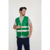 Orange Safety Koyu Yeşil İkaz Yeleği