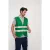Orange Safety Koyu Yeşil İkaz Yeleği