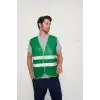 Orange Safety Koyu Yeşil İkaz Yeleği