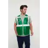 Orange Safety Koyu Yeşil Mühendis Tipi İkaz Yeleği