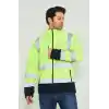Orange Safety Sarı Softshell Mont Reflektörlü