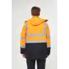 Orange Safety Turuncu Parka Oxford Reflektörlü