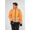 Orange Safety Turuncu Softshell Mont Reflektörlü