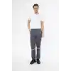 Pantolon 16/12 Gabardin %100 Pamuk Reflektörlü Kargo Cepli Gri Yazlık