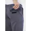 Pantolon 16/12 Gabardin %100 Pamuk Reflektörlü Kargo Cepli Gri Yazlık