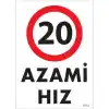 Pvc Levha Azami Hız 20 25*35 cm