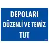 Pvc Levha Depoları Düzenli ve Temiz Tut 25X35 Cm