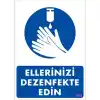 Pvc Levha Ellerinizi Dezenfekte Edin 25*35 cm
