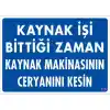 Pvc Levha Kaynak İşi Bittiği Zaman Kaynak Makinasının Ceryanını Kesin 25X35 Cm
