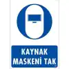 Pvc Levha Kaynak Maskeni Tak 25X35 Cm