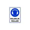 Pvc Levha Kulaklık Kullan 25X35 Cm