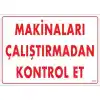 Pvc Levha Makinaları Çalıştırmadan Kontrol Et 25X35 Cm