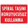 Pvc Levha Spiral Taşını Koruyucusuz Kullanma 25X35 Cm