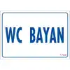 Pvc Levha WC Bayan 17,5*25 cm
