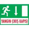 Pvc Levha Yangın Çıkış Kapısı 25X35 Cm