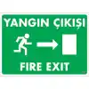 Pvc Levha Yangın Çıkışı 25X35 Cm