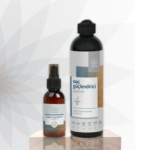 Beisya Saç Güçlendirici Şampuan & Beisya Yoğun Saç Bakım Spreyi 2li Set
