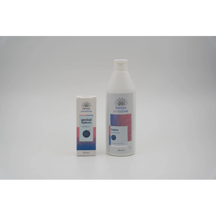 Beisya Winactive Genital Bakım Spreyi 50 ml & Winactive Intim Şampuan 250 ml