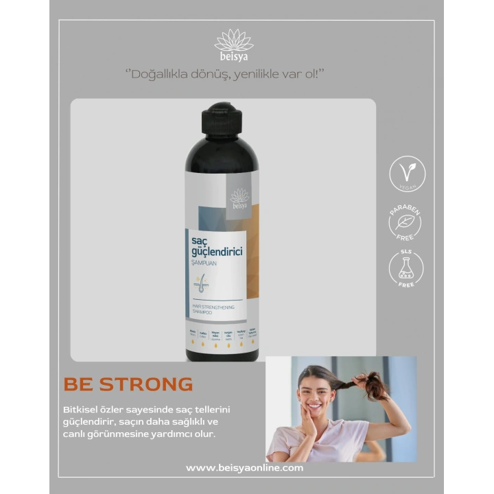 BEİSYA SAÇ GÜÇLENDİRİCİ ŞAMPUAN 400 ML