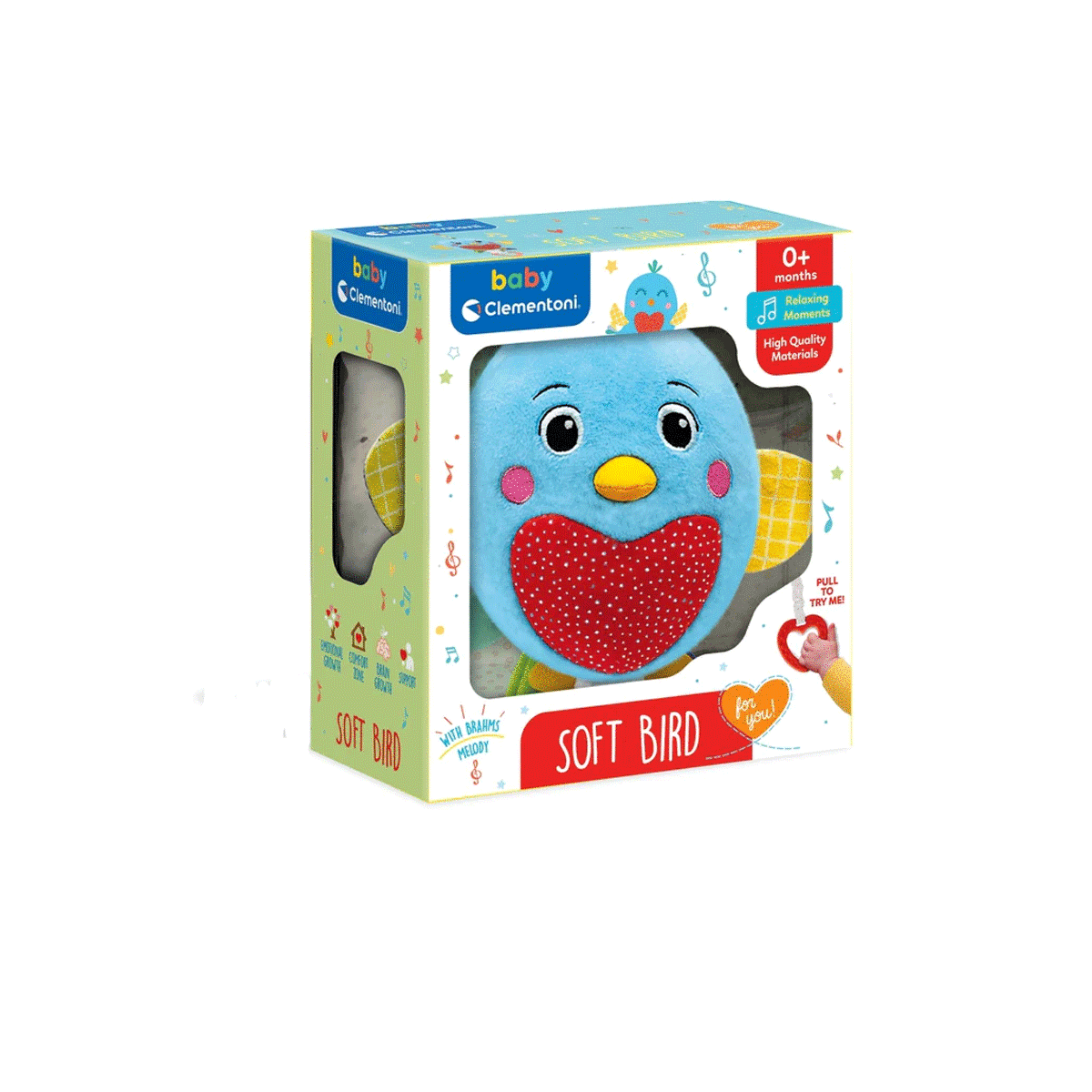  17794 Baby Clementoni - Müzikli Pelüş Kuş
