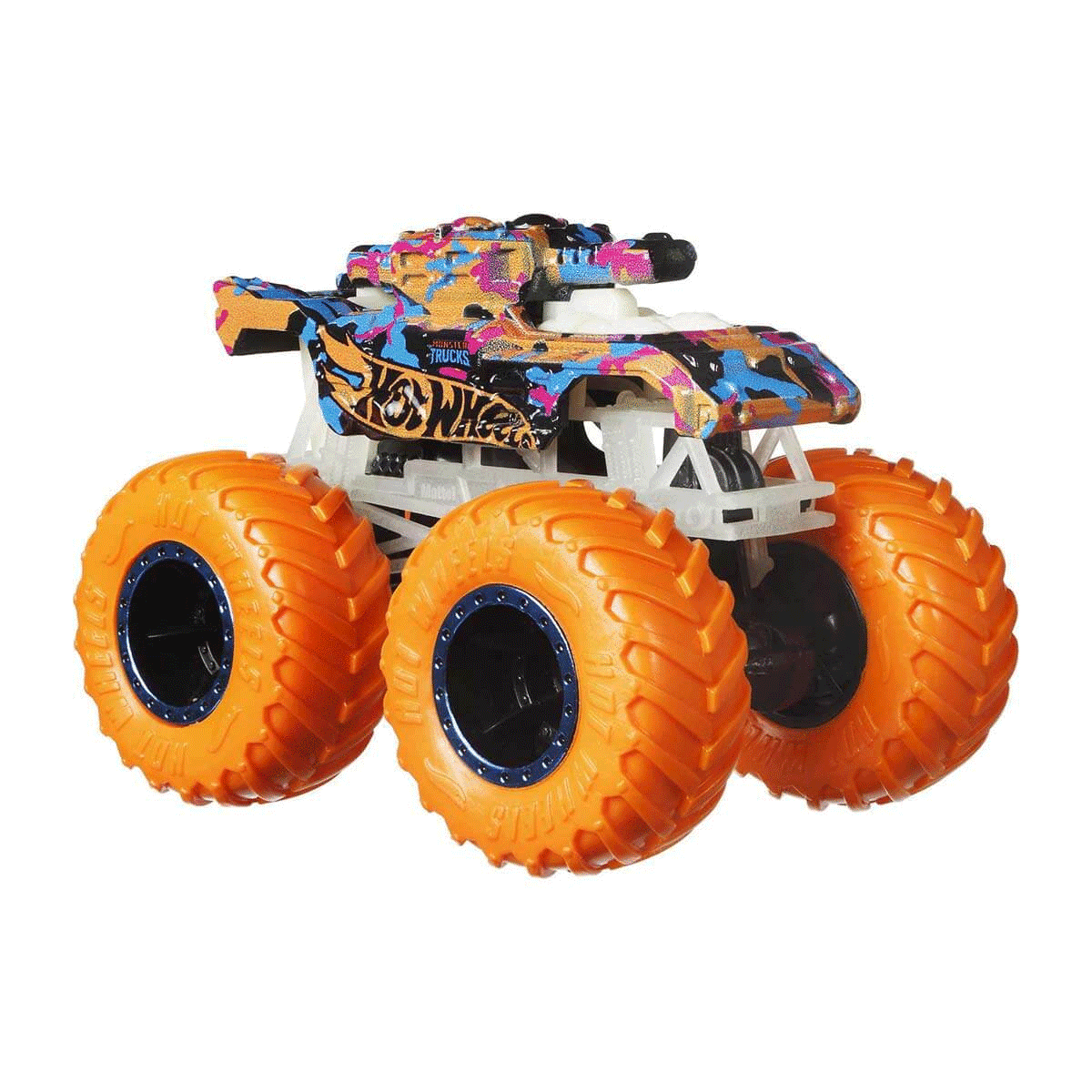  HCB57 Monster Trucks Karanlıkta Parlayan Araçlar, Hot Wheels Monster Trucks - Mattel