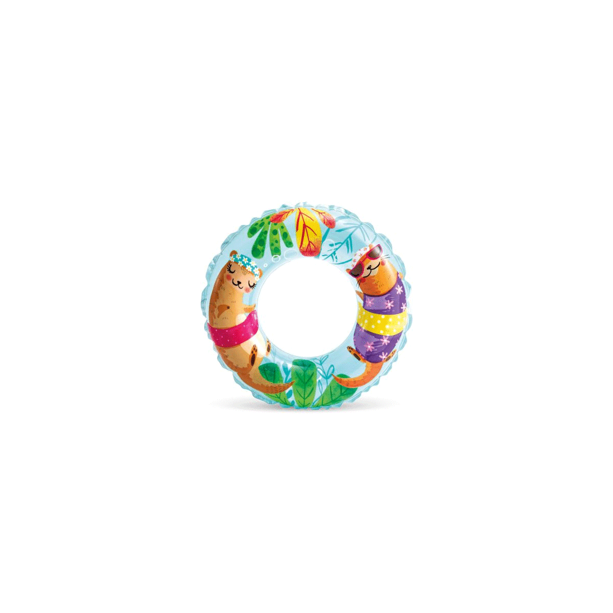  IS59242 Şeffaf Baskılı Simit 61 cm - 1 Adet Stokta Olan Gönderilir