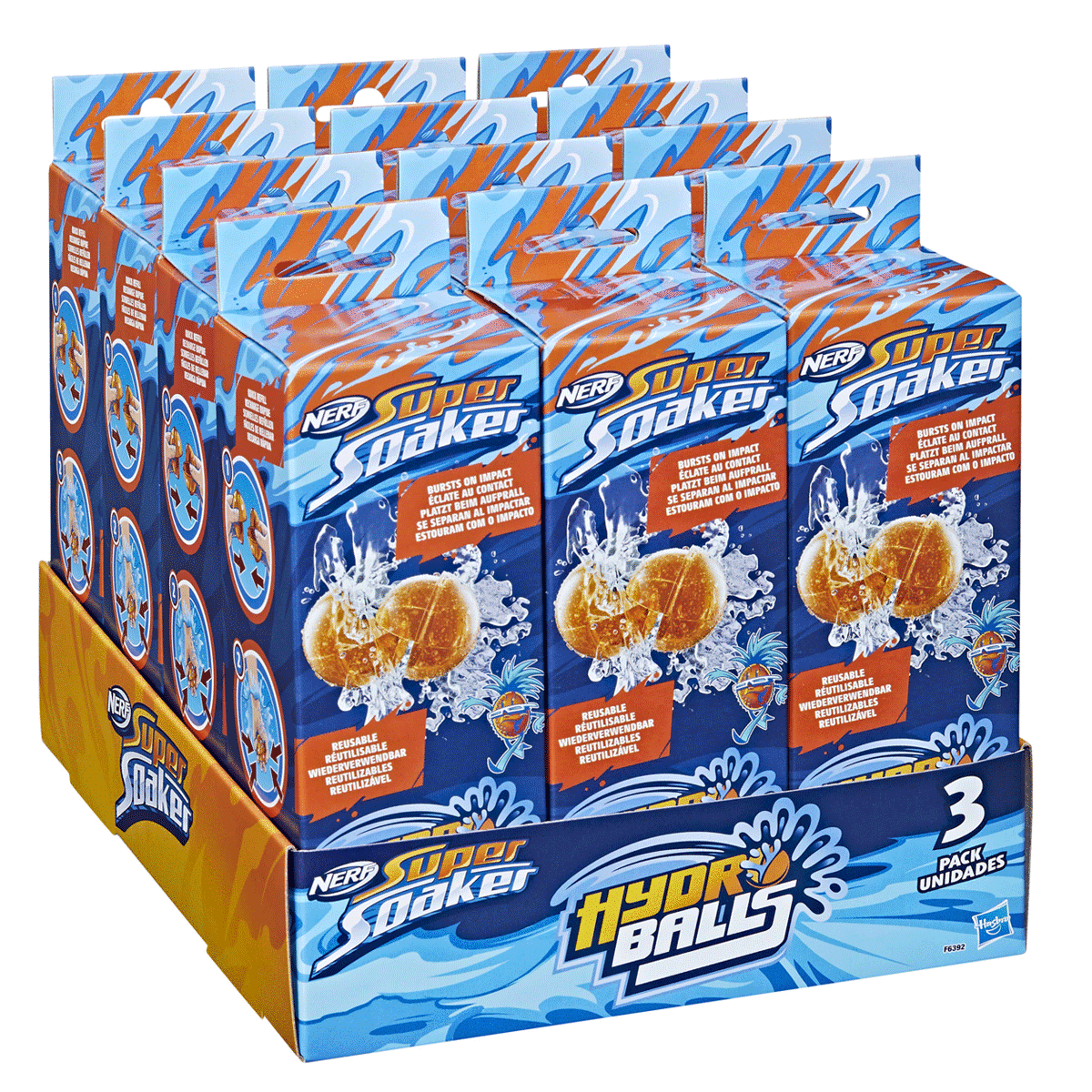  F6392 Nerf Super Soaker Hydro Balls 3lü -1 adet fiyatıdır