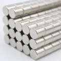 BUĞZ 100 Adet 4x4 mm Yuvarlak Neodyum Mıknatıs N35 Güçlü Magnet Nikel Kaplama