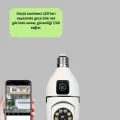 1080P WiFi Ampul Güvenlik Kamerası – Gece Görüş & Uzaktan Erişim