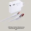 120W Mi Turbo Destekli Hızlı Şarj Cihazı Type-C Uyumlu Akım Korumalı
