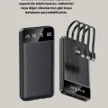 20.000 mAh 4 Çıkışlı LED Göstergeli Hızlı Şarj Powerbank