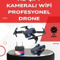 2.4G 4CH Katlanabilir Drone 100 Metre Uçuş Mesafeli